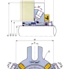 Balanced Latty seal (b236) | B 23612 Q U6U6V